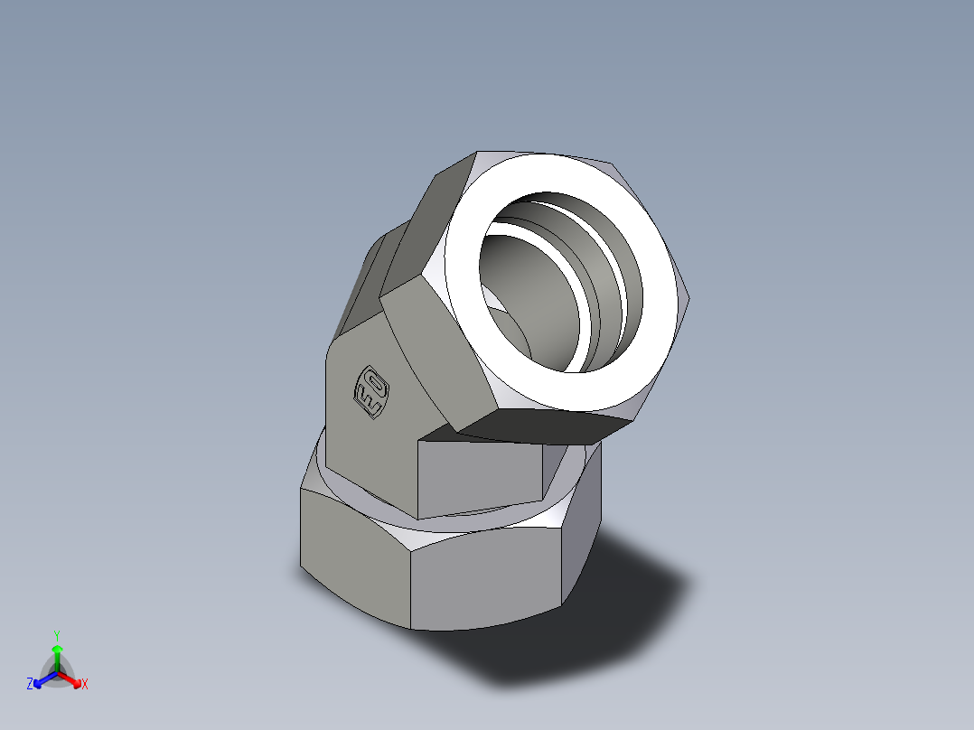 卡套式工业通用硬管接头EO_Swivel_nut_45_deg_elbow_EV42ZL71