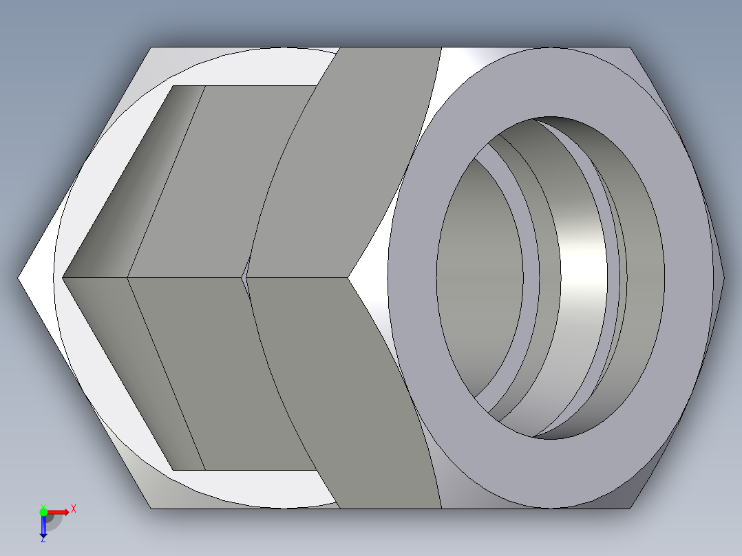 卡套式工业通用硬管接头EO_Swivel_nut_45_deg_elbow_EV42ZL71俯视图