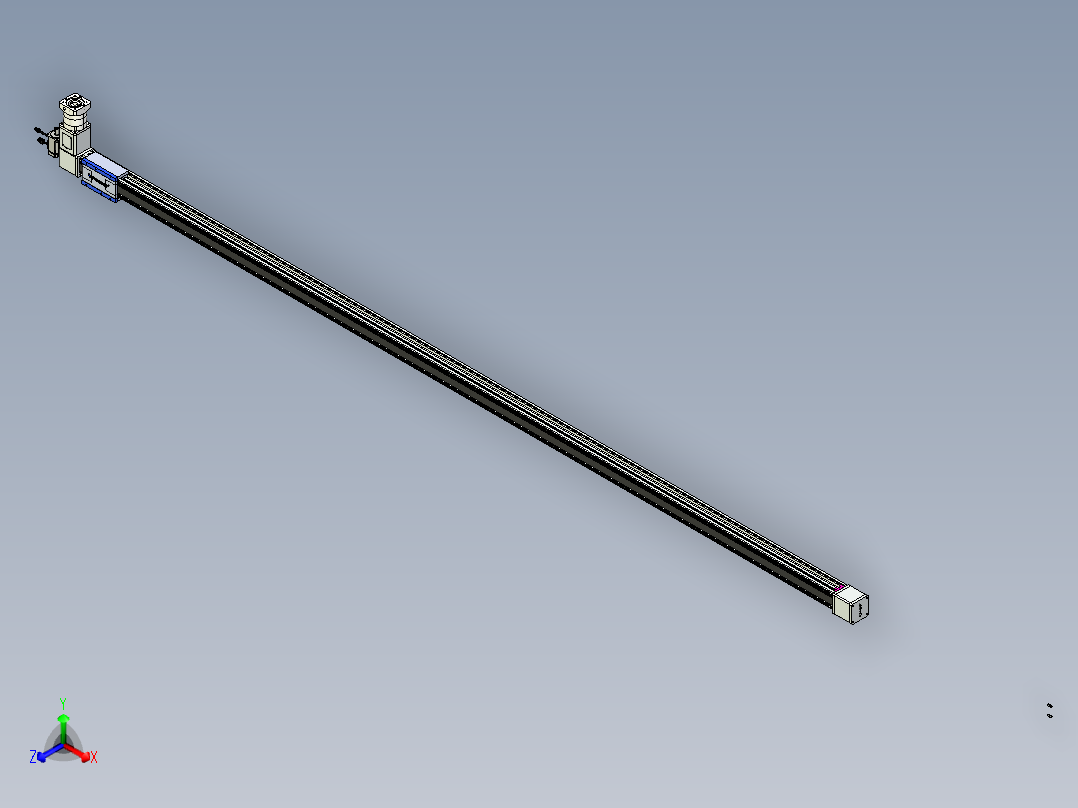 威洛博LB.GB同步带传动--欧规系列GB8-L192-S3850-BR-P75-K正等轴测图