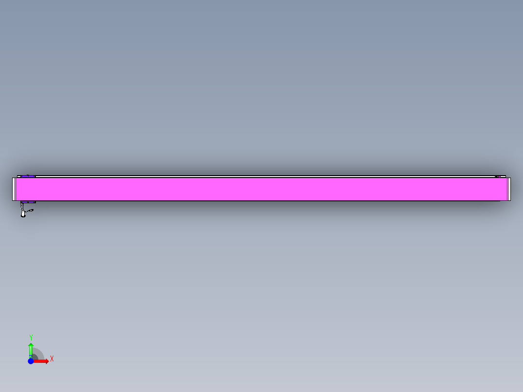 威洛博VL系列直线电机模组-VL17E1-S3450前视图