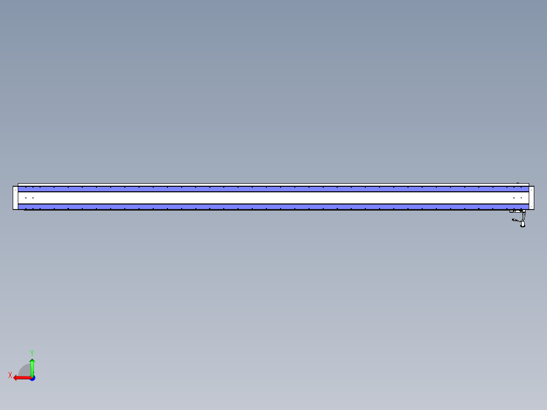 威洛博VL系列直线电机模组-VL17E1-S3450后视图