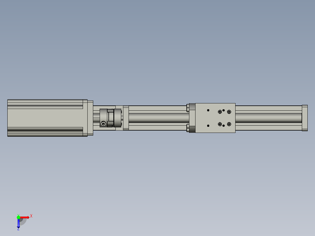 模组FSK40-L10C7-BC-T40（200行程）俯视图
