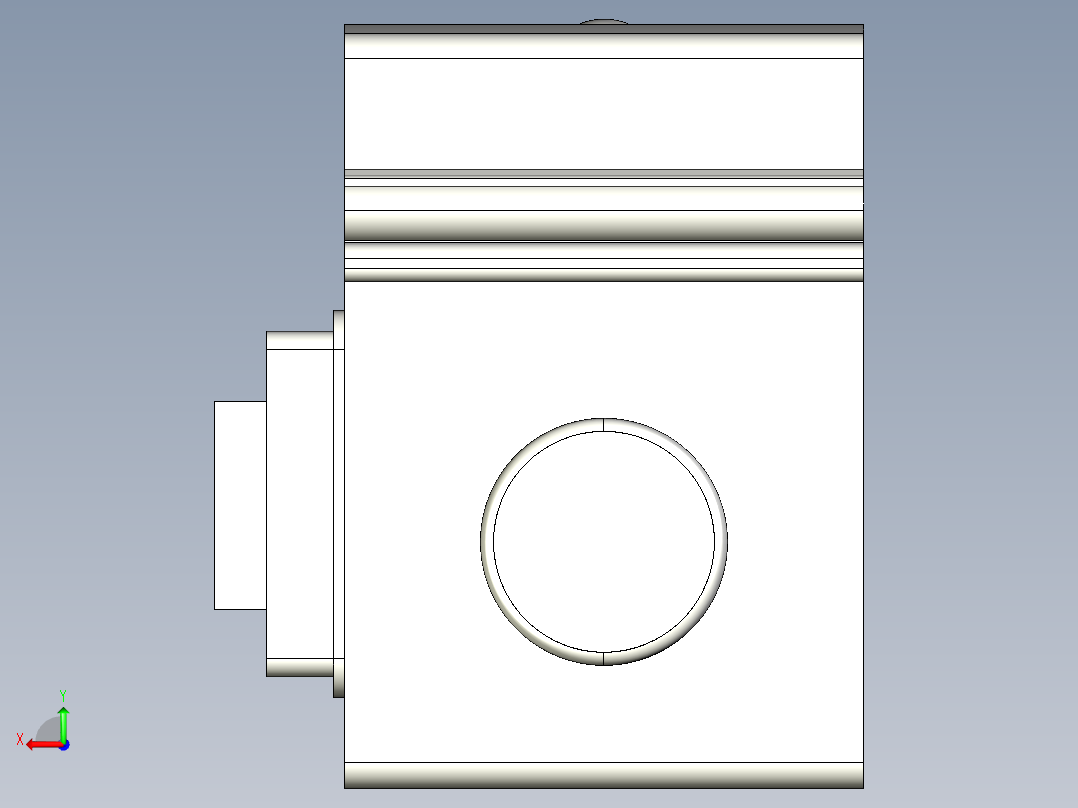 基恩士LV-20(A)_kc图纸模型后视图