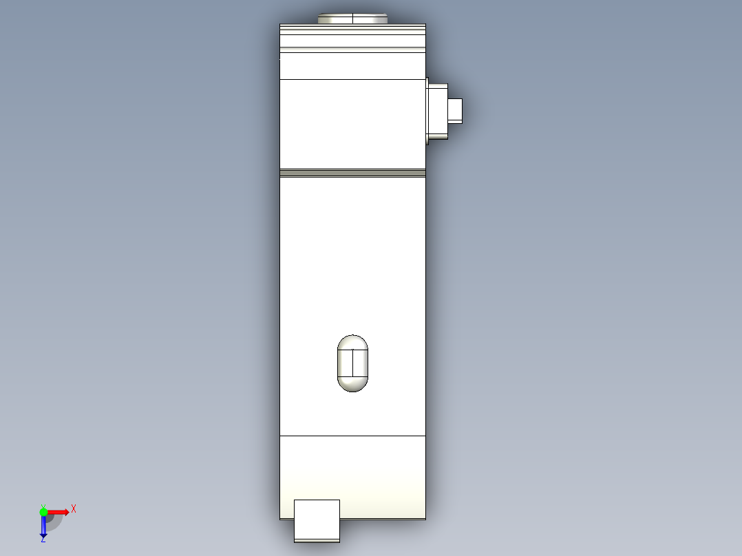 基恩士LV-20(A)_kc图纸模型俯视图