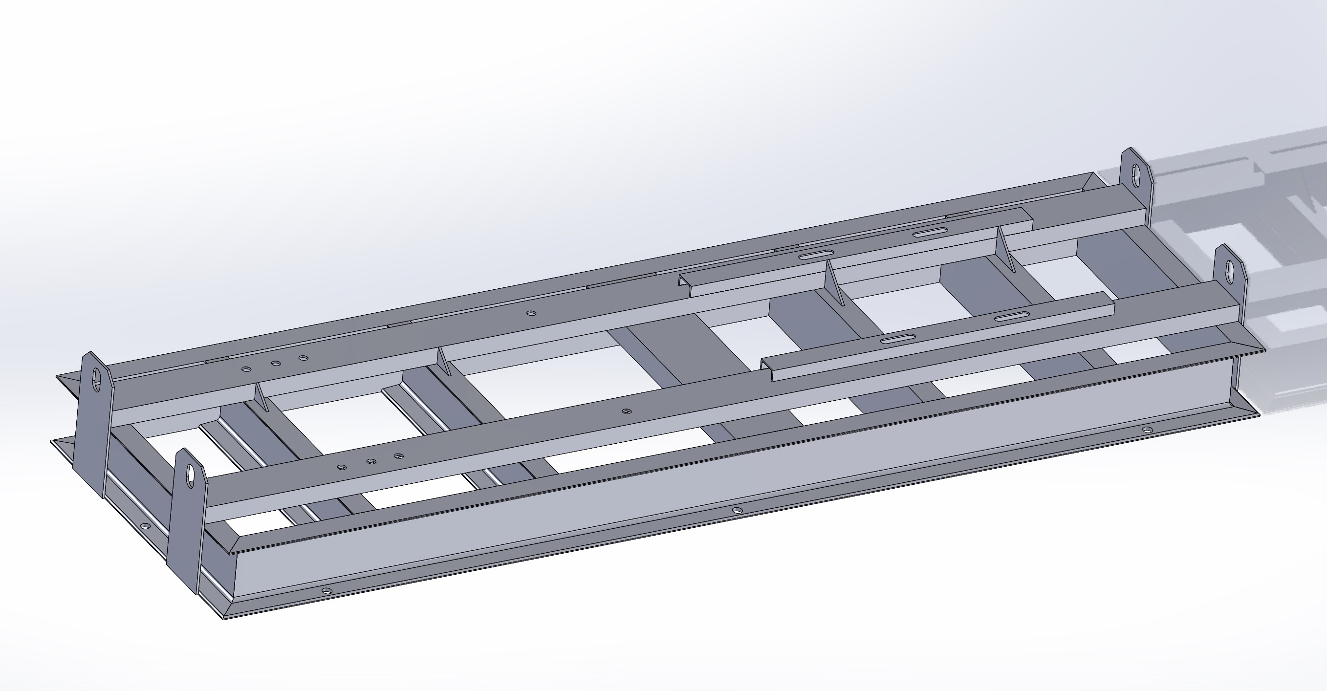 电动发电机 400kWt 的焊接框架设计