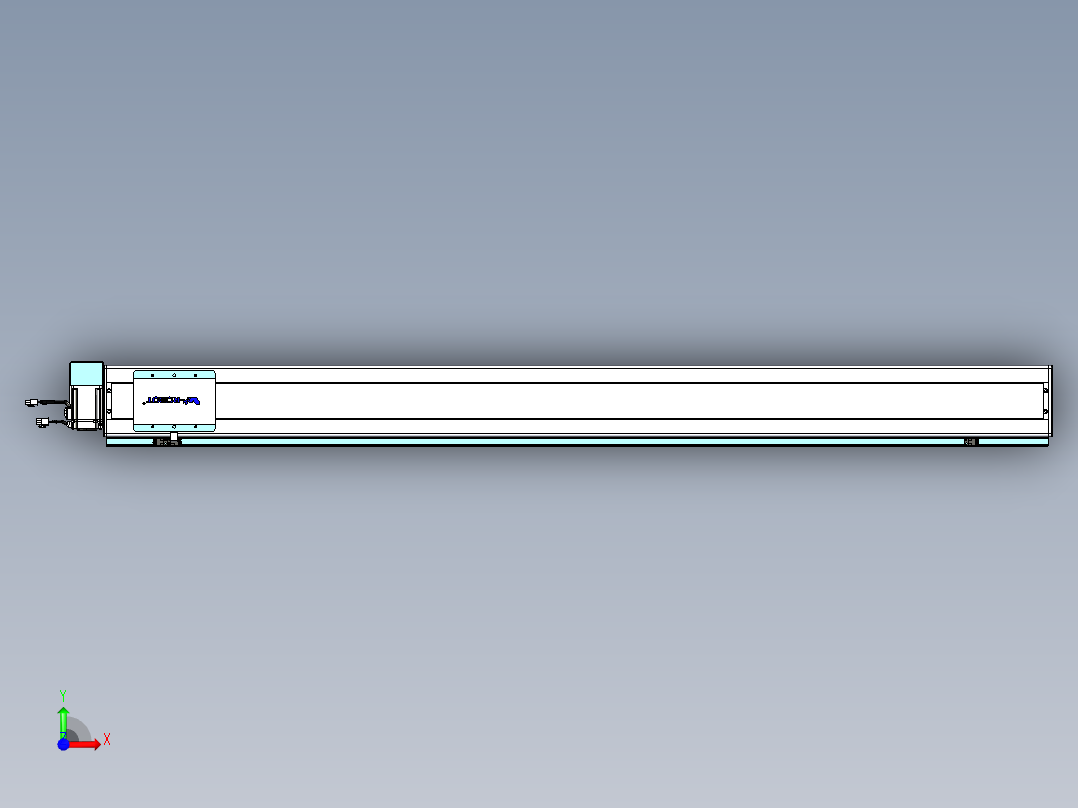 威洛博VBC同步带传动一无尘环境VBC14-L45-S1550-BRU-ZP40-C3前视图