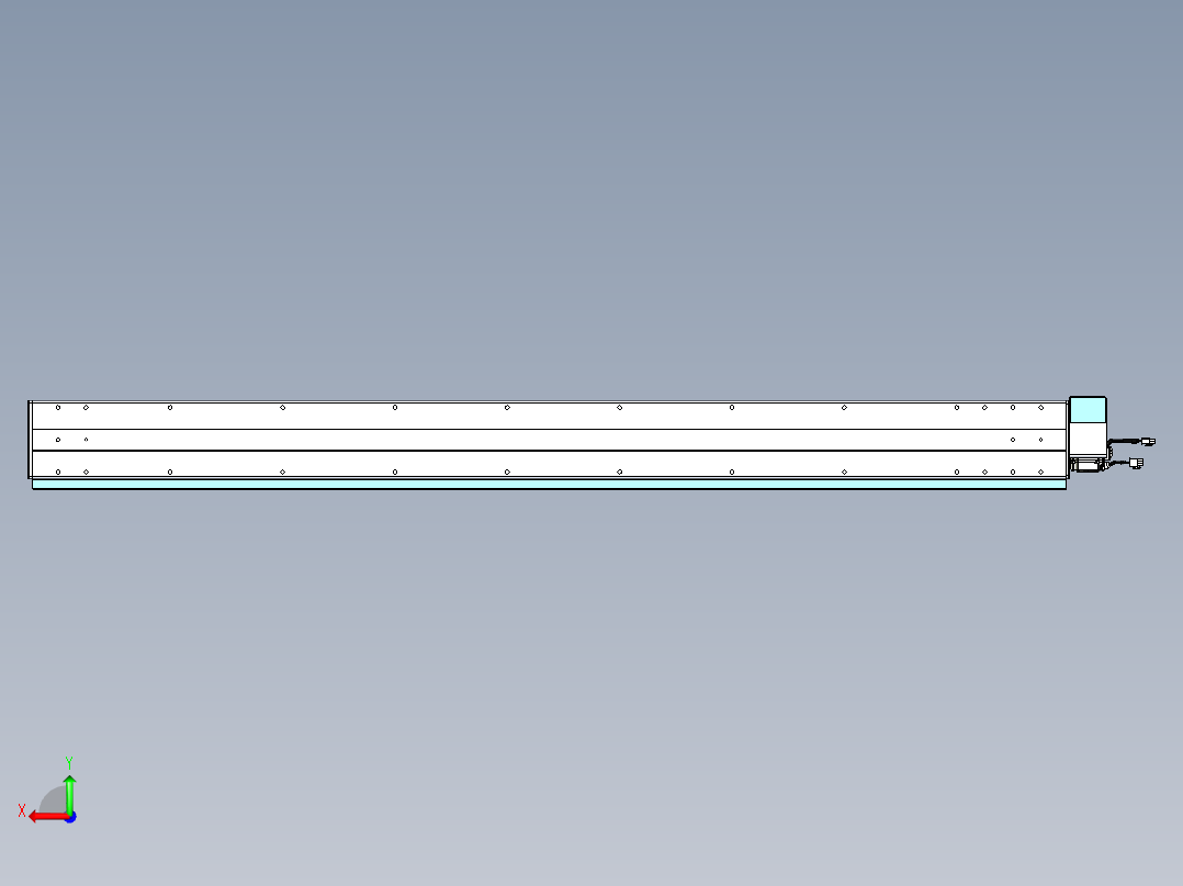 威洛博VBC同步带传动一无尘环境VBC14-L45-S1550-BRU-ZP40-C3后视图