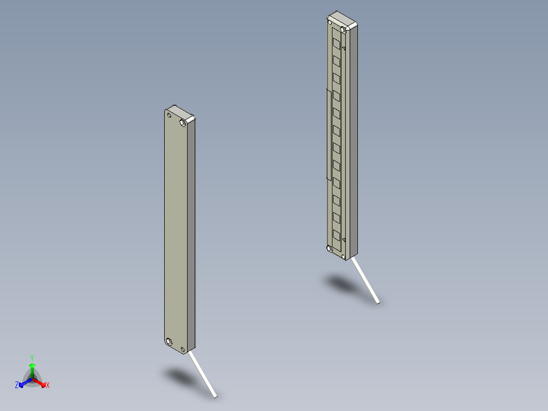 安全_区域传感器HAL1220_3D正等轴测图