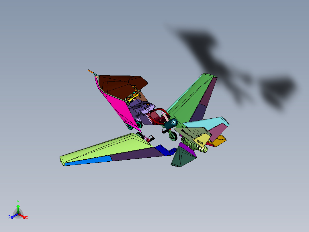 混合动力飞行摩托