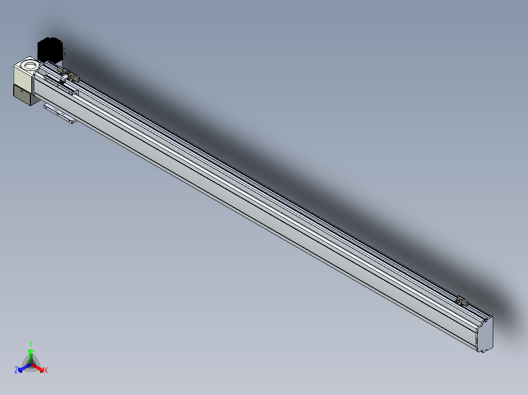 同步带滑台-半封闭B10H-L45-S1500-LD-P40-D3