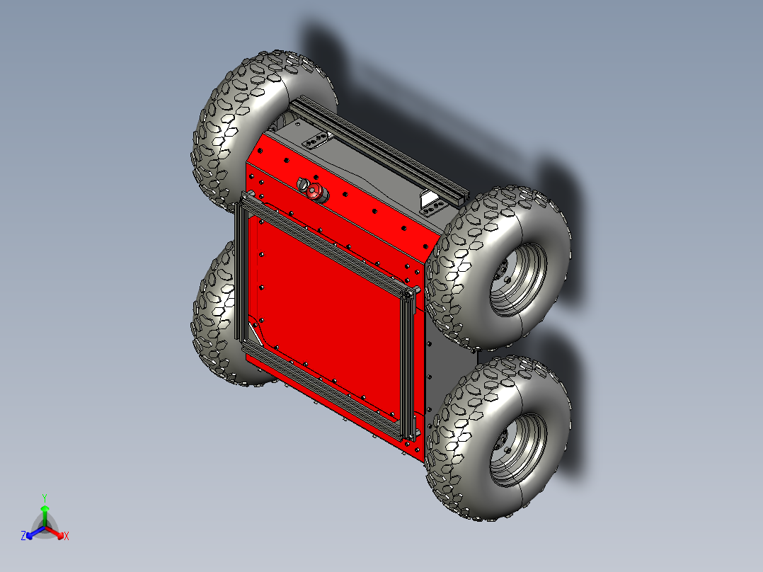 无人机器人 (4)正等轴测图