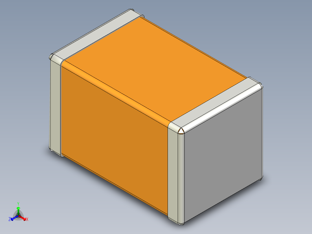 元器件3D封装C0805_12531正等轴测图