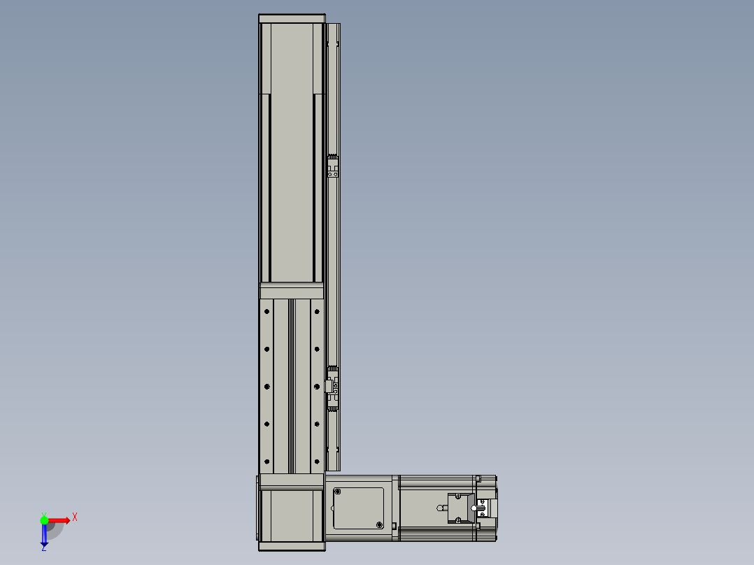 欧规系列-LB8-L150-S250-BL-ZP75-C3俯视图