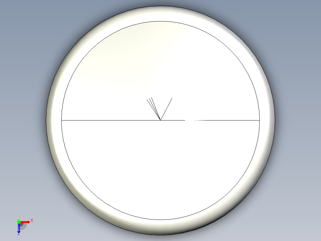 KK把手(不銹鋼)-3D多系列多零件图纸模型俯视图