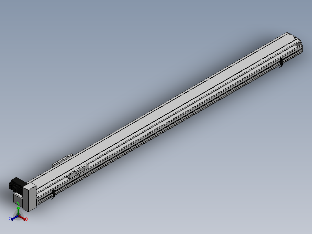 精密模组MT140-L110-1700-RU-M40-C4正等轴测图