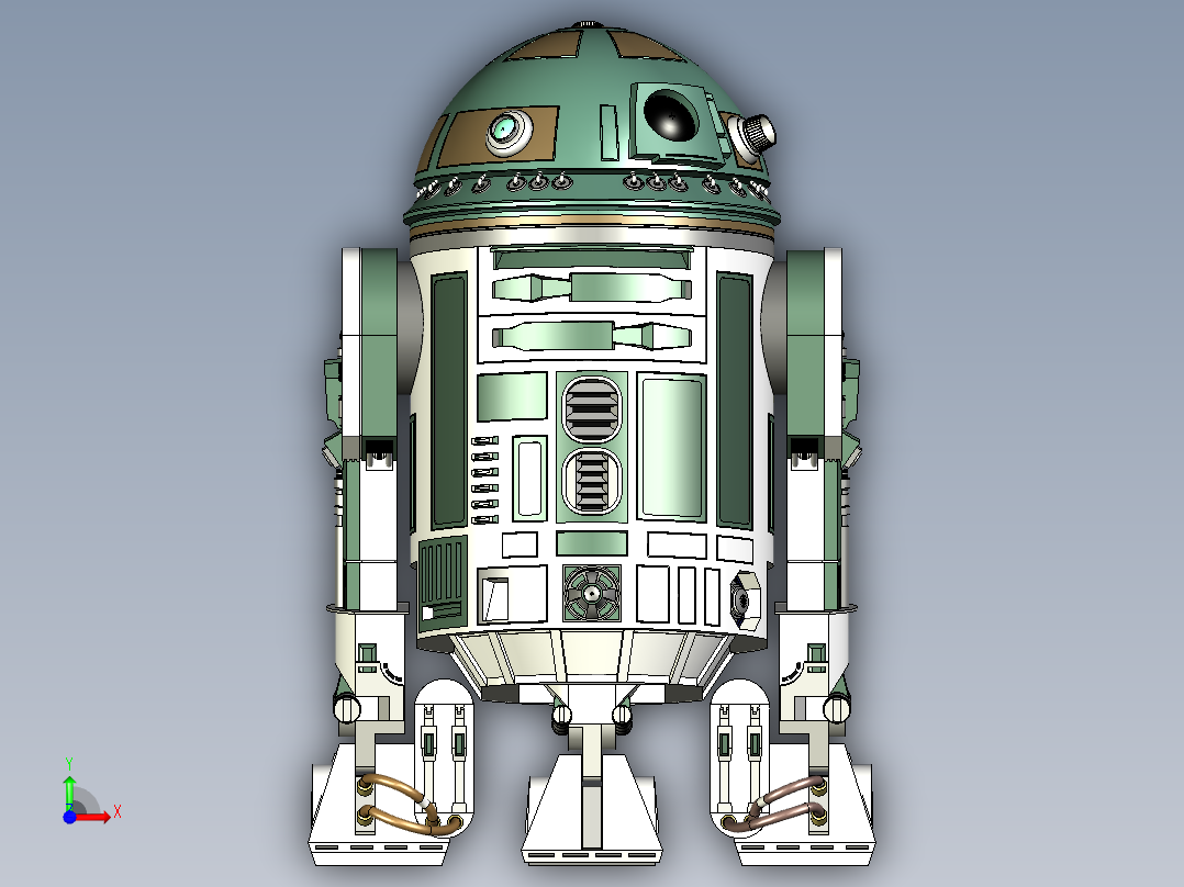 机器人包含R9V1 Droid配置器前视图