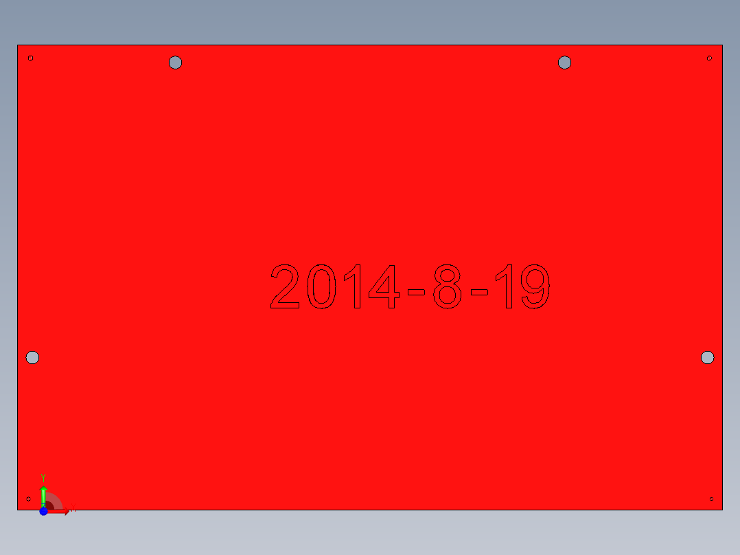 ZAZ00-A-笔记本CNC工装夹具三维模型CNC1-2014-8-14前视图