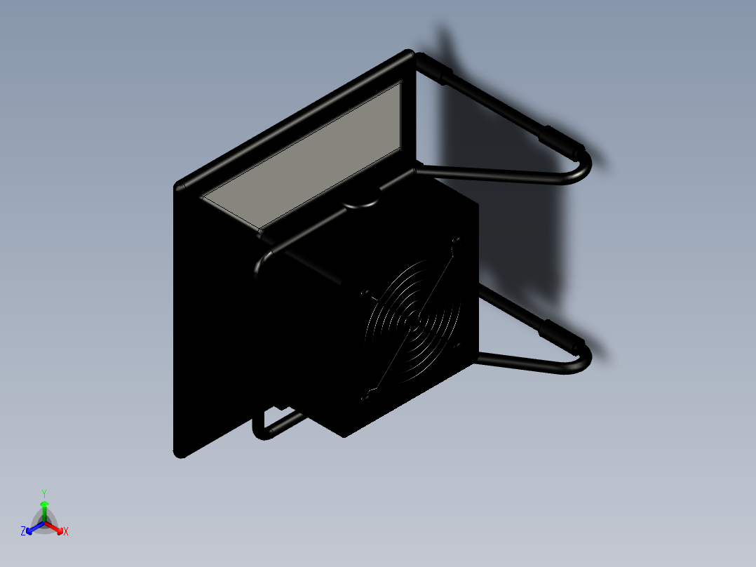 排烟扇模型3D<span style='color: red'>图纸</span> <span style='color: red'>STP</span><span style='color: red'>格式</span>