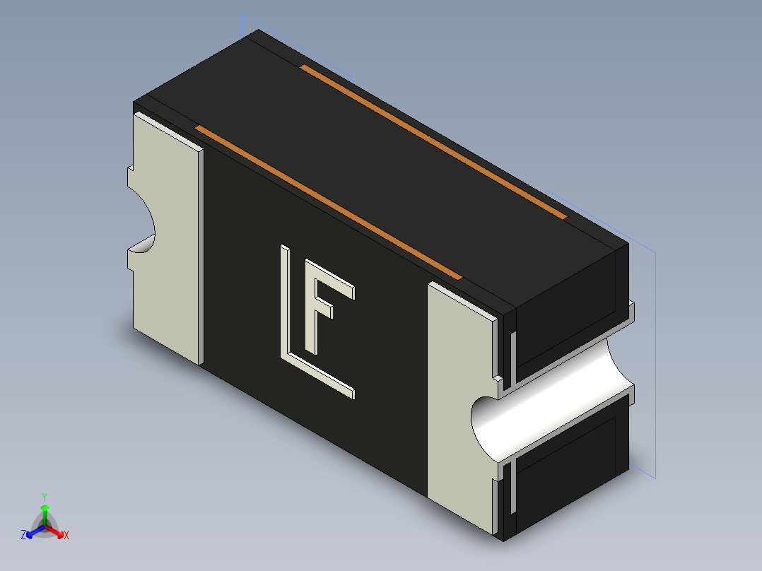 开关继电器保护 SM-LTL-1206L-C1.25正等轴测图