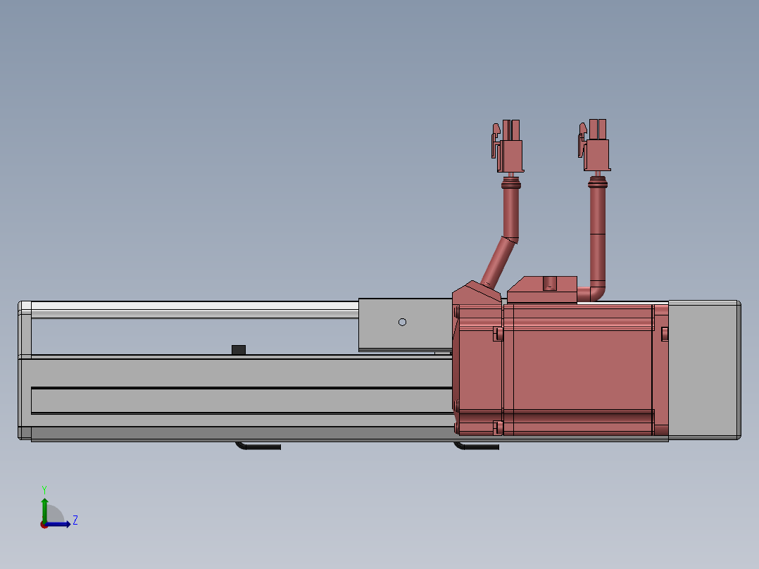 精密模组MY100-T10-100L-BR-P20B-C4-C左视图