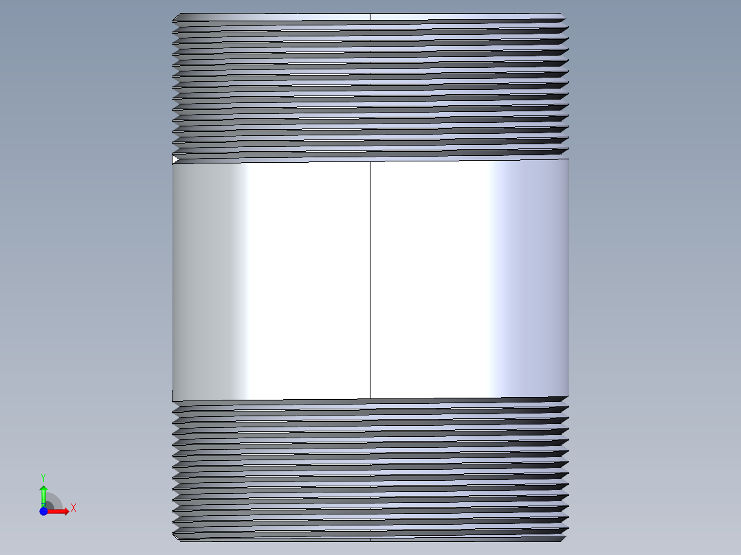 CPVC管件33-Sch80_Nipple_MPTxMPT_9861-426_4in x 6in前视图