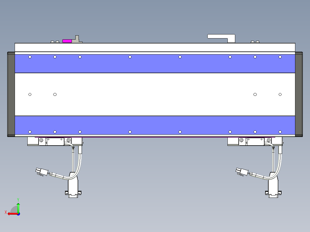 威洛博VL系列直线电机模组-2VL17E1-S250后视图