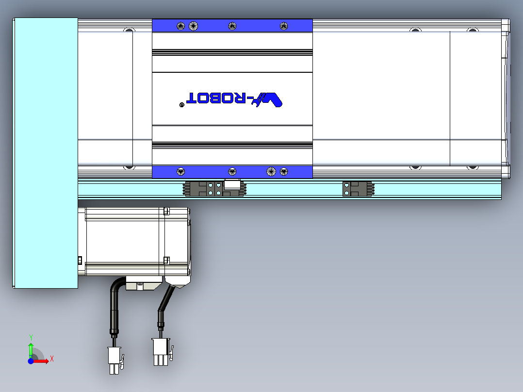 VF丝杆传动-一般环境VF14-Lxx-C-S100-BL-ZP40-C3前视图