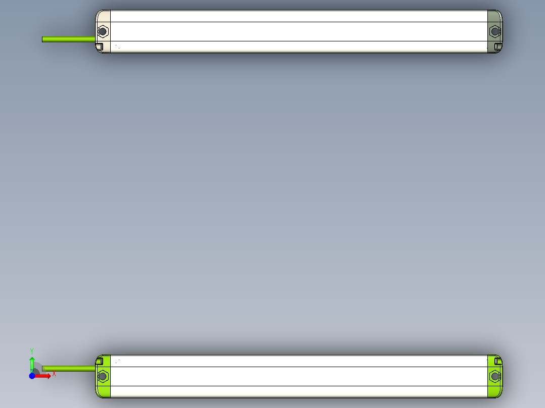 安全_区域传感器H2TLS1220_3D前视图