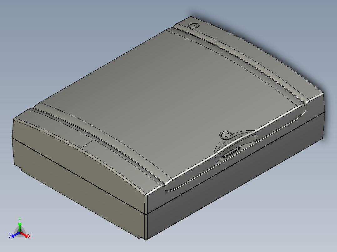 电气柜-84624正等轴测图