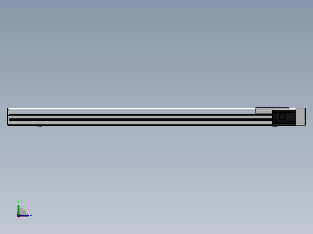 精密模组MY140-T10-1000L-BR-P40B-C4-C左视图