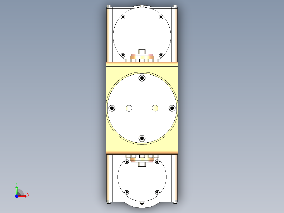 3dof-robot-orientation-mechanism-3 STP IGS前视图