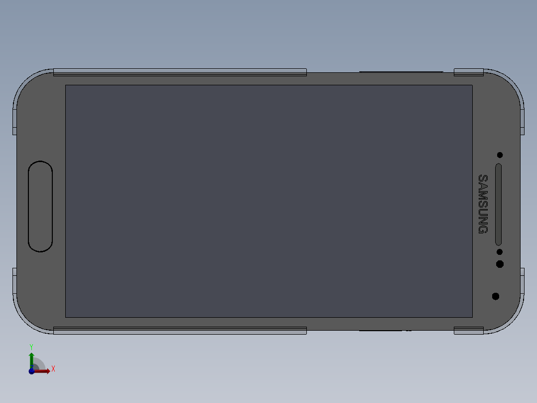 滚动测试的检测仪器前视图