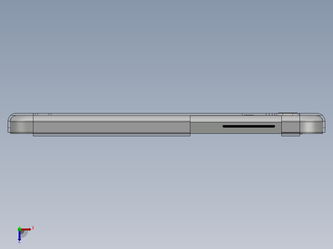 滚动测试的检测仪器俯视图