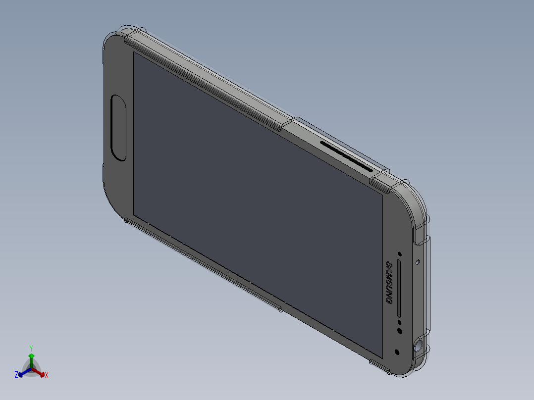 滚动测试的检测仪器正等轴测图