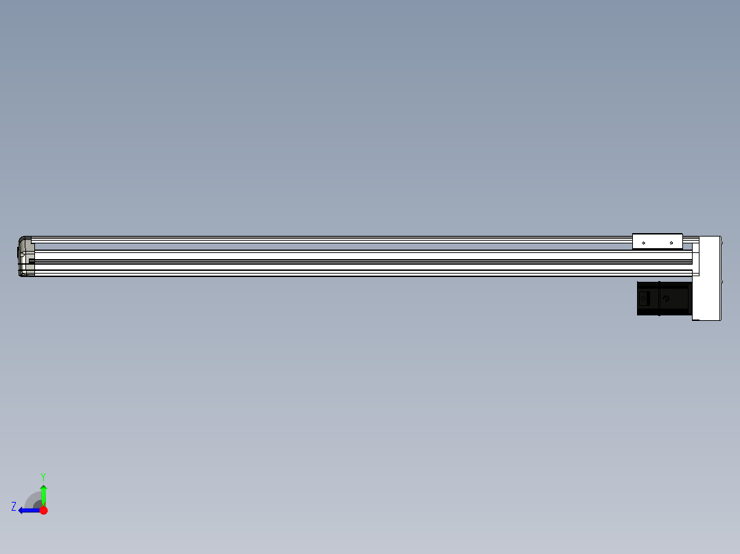 Toyo东佑达直线模组-ETH13-1050-BM-200W右视图
