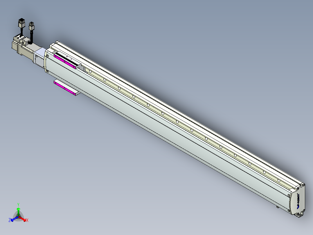 威洛博QF系列模组QF10-Lxx-C-S840-BC-ZP10-C3正等轴测图