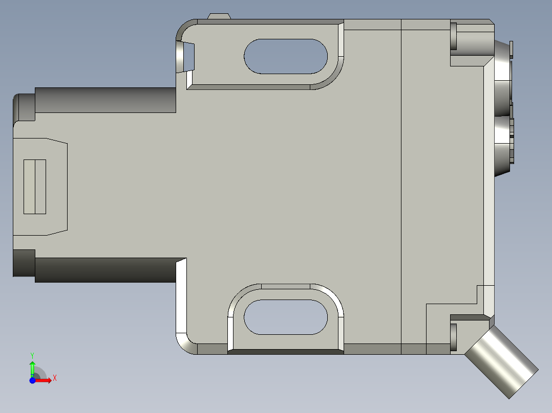 基恩士PZ-G41B_42B_kc图纸模型前视图
