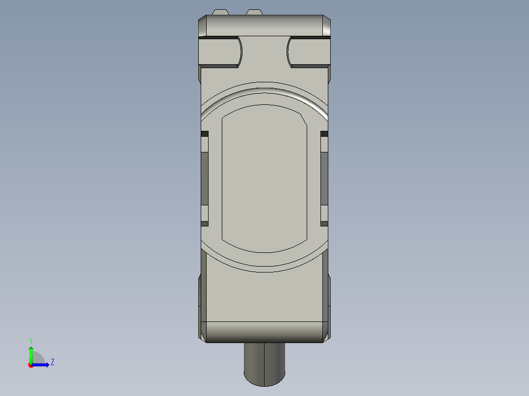 基恩士PZ-G41B_42B_kc图纸模型左视图