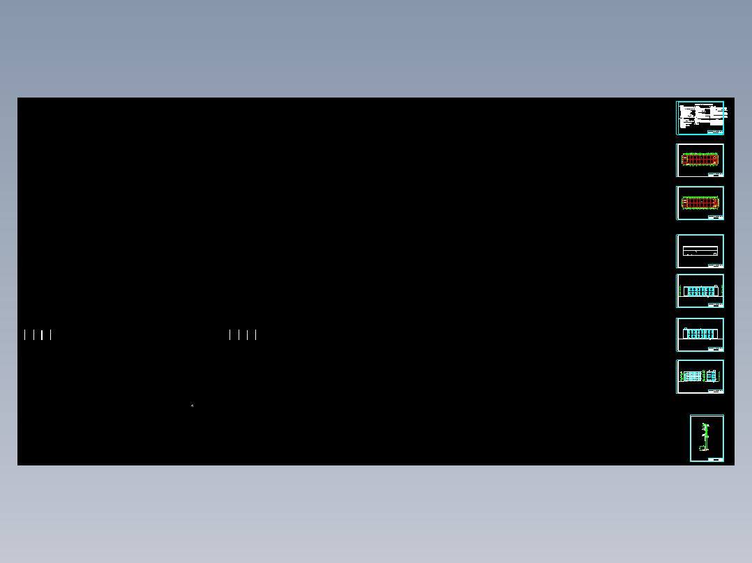 3500平米，四层框架生产车间毕业设计（计算书、建筑、结构图）