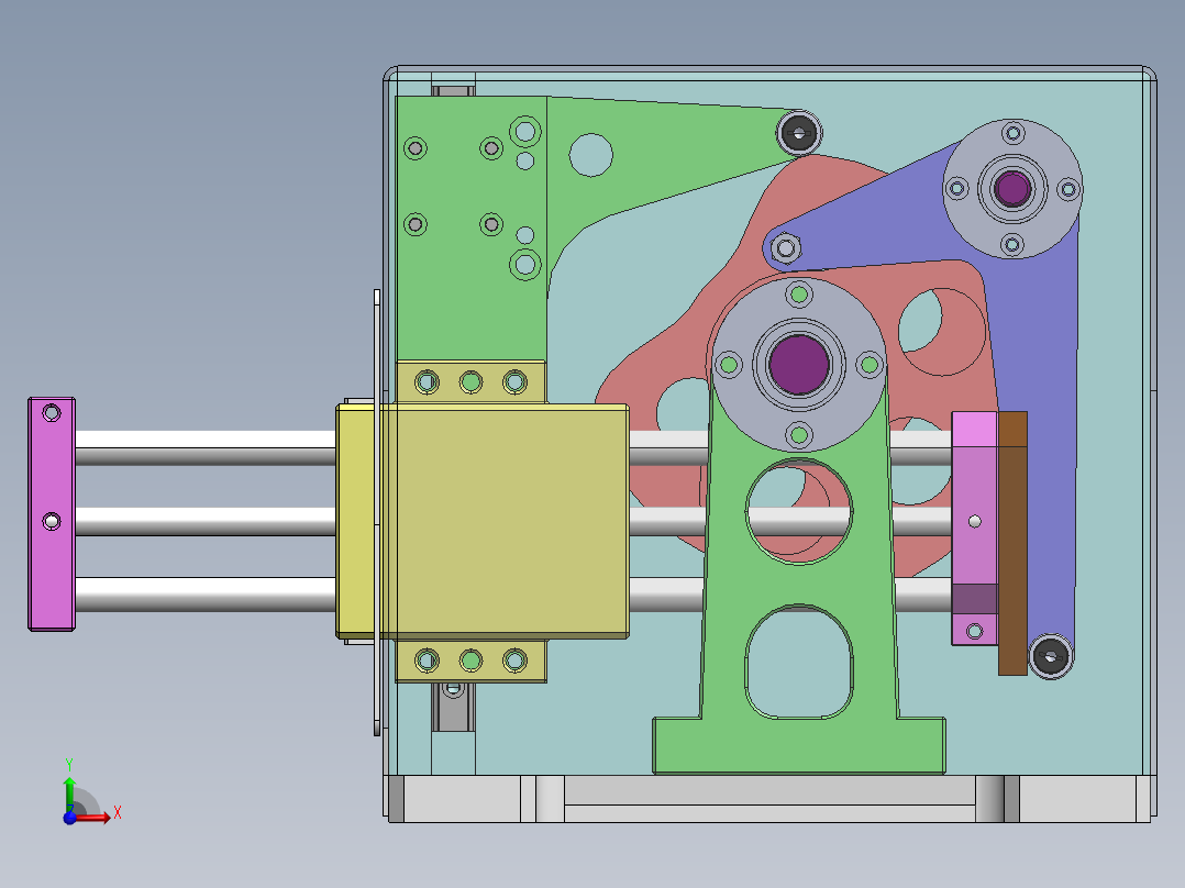 A24 PPU 凸轮机械手前视图