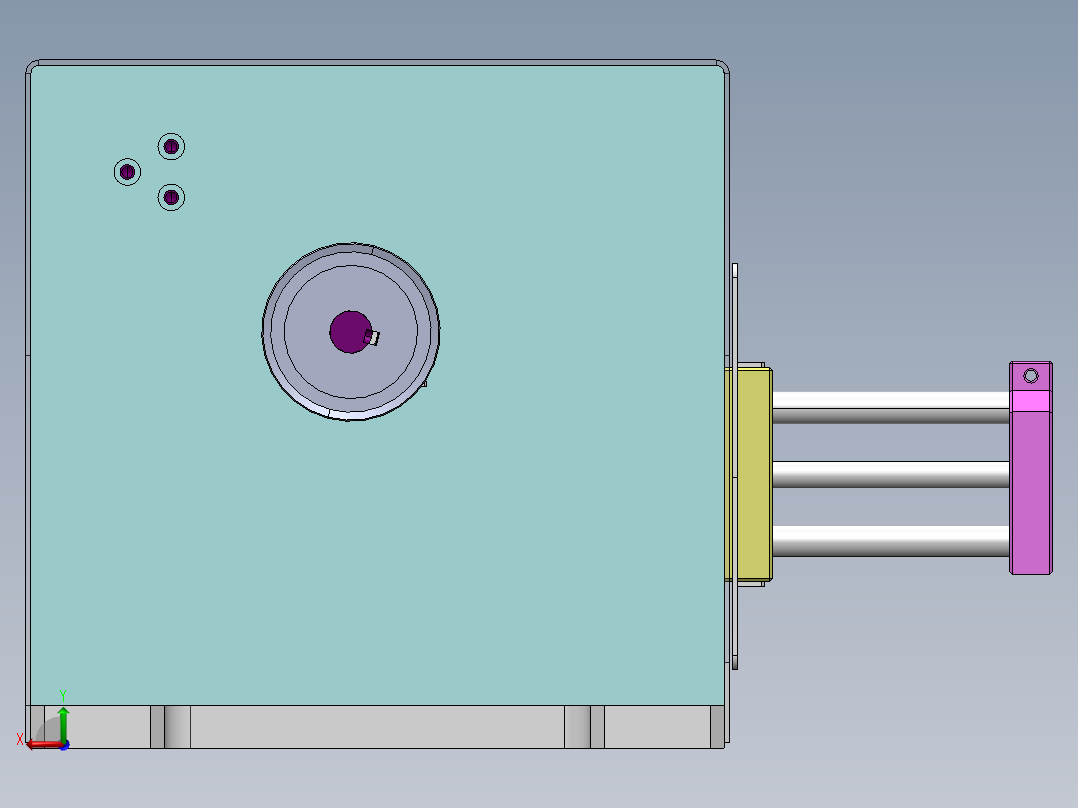 A24 PPU 凸轮机械手后视图