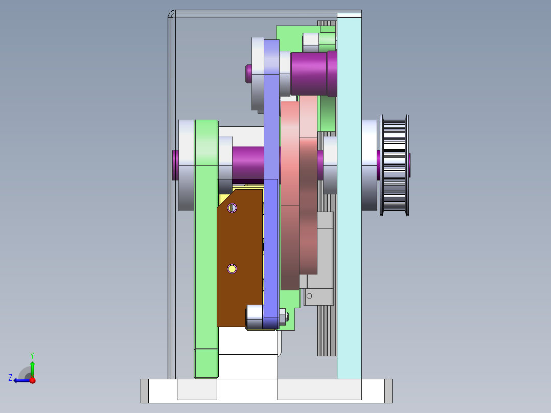A24 PPU 凸轮机械手右视图