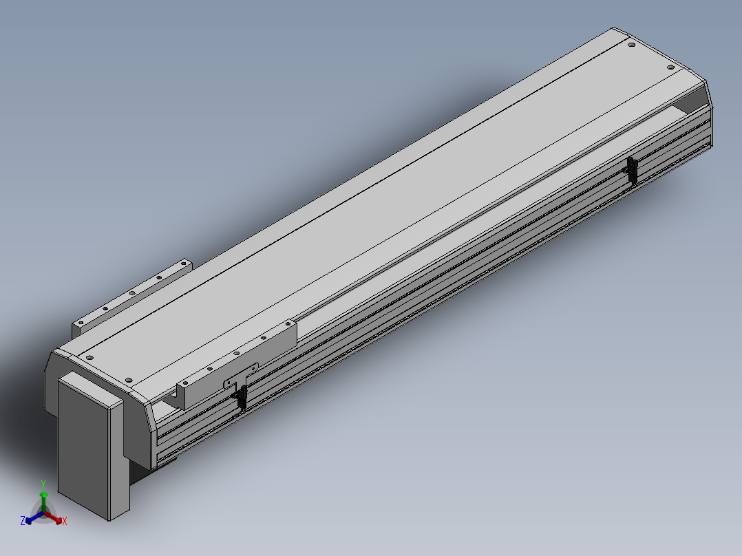 精密模组MY220-T10-800L-BM-P75B-C4-C正等轴测图
