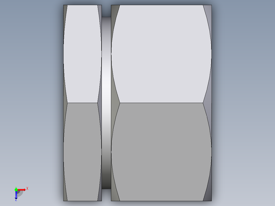 卡套式工业通用硬管接头EO_Blanking_plug_for_tube_ends_ROV28L71俯视图