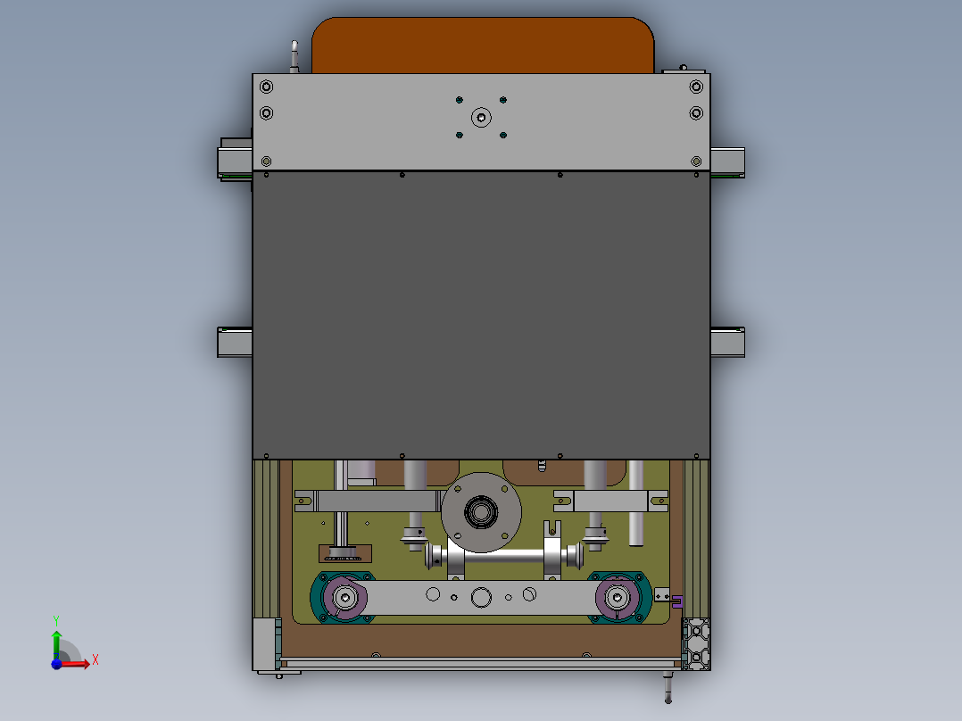 升降机装配体前视图