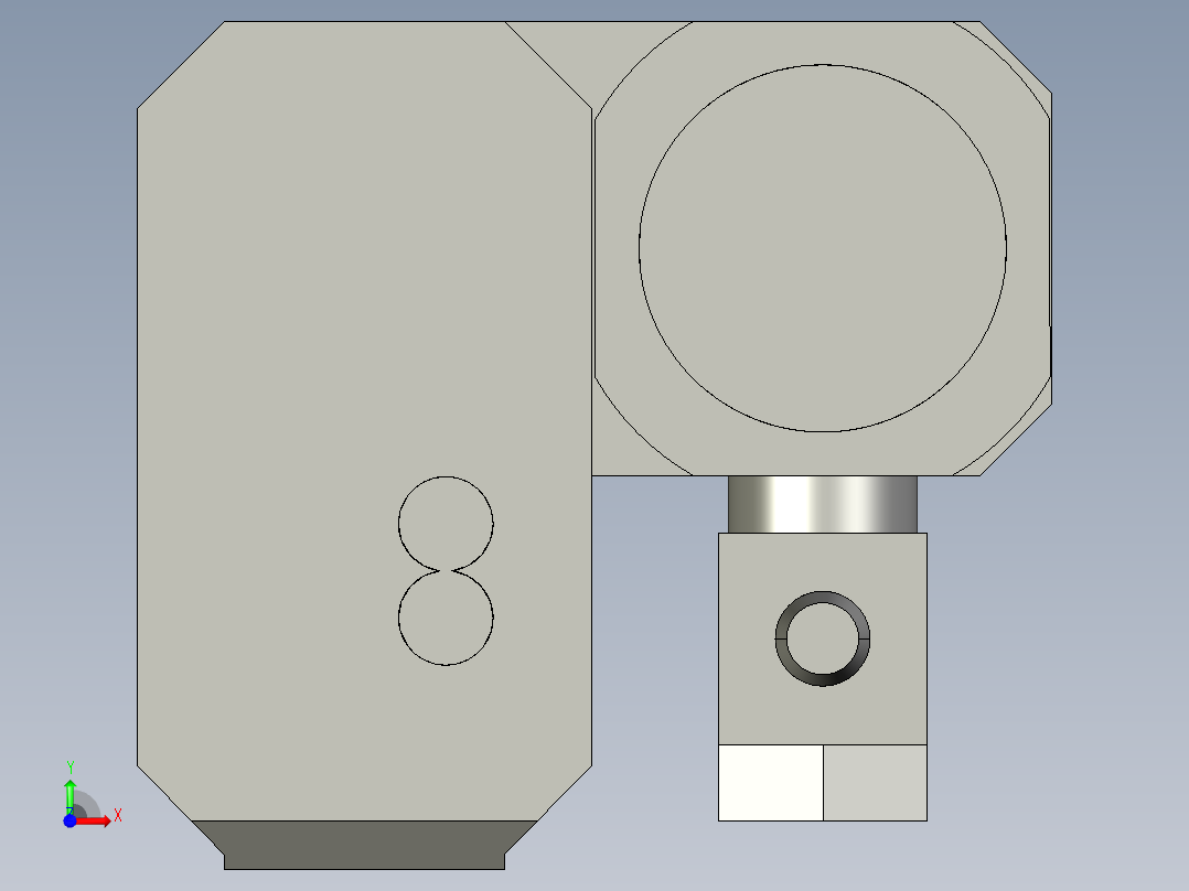 基恩士GT-A10_kc图纸模型前视图