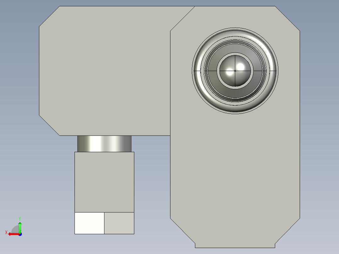 基恩士GT-A10_kc图纸模型后视图