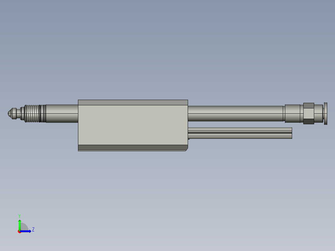 基恩士GT-A10_kc图纸模型左视图