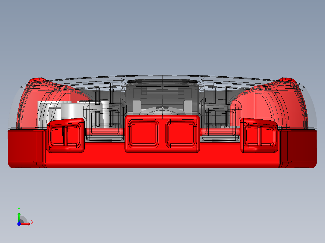 25PCS塑料工具盒套装==49809前视图