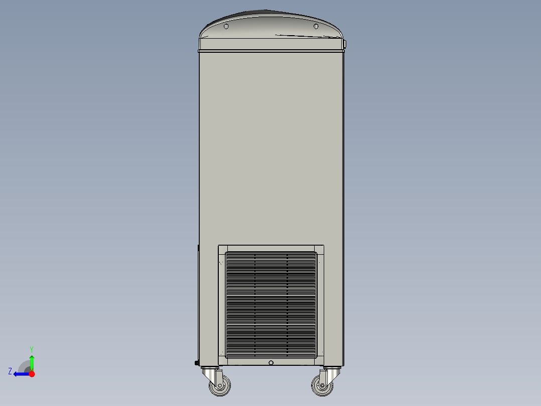 家用空气净化机右视图
